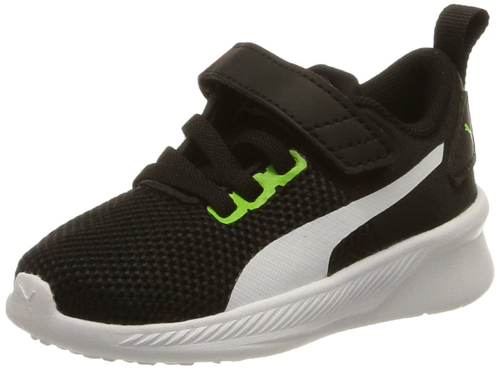 PUMA Unisex Baby Flyer Runner V Inf Sneaker 20 EU Green Flash Puma White Puma Black, 20 EU Green Fla