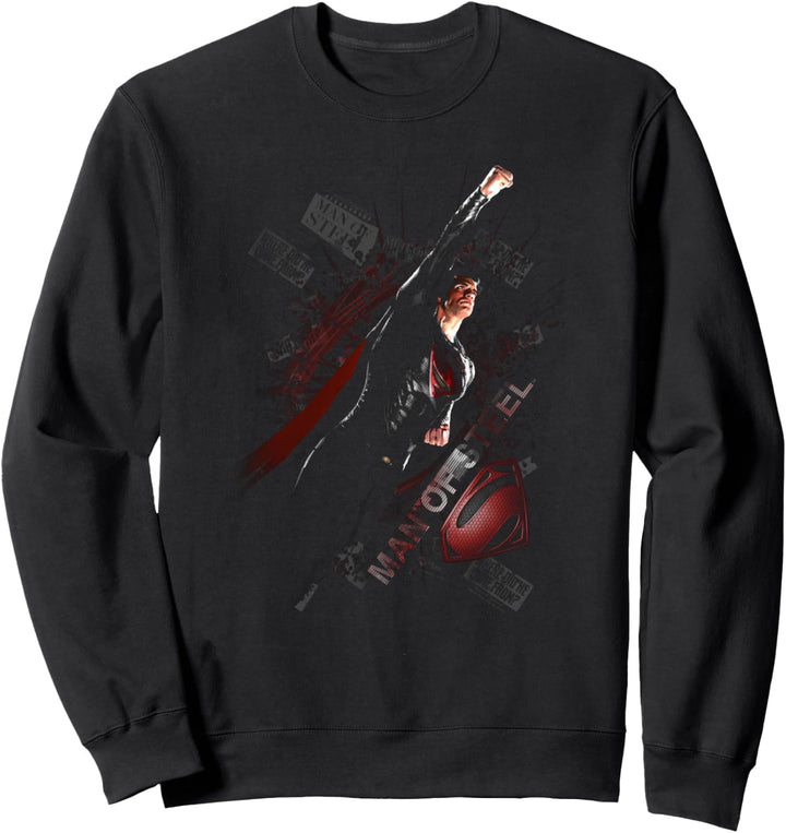Superman Man of Steel Flying Sweatshirt