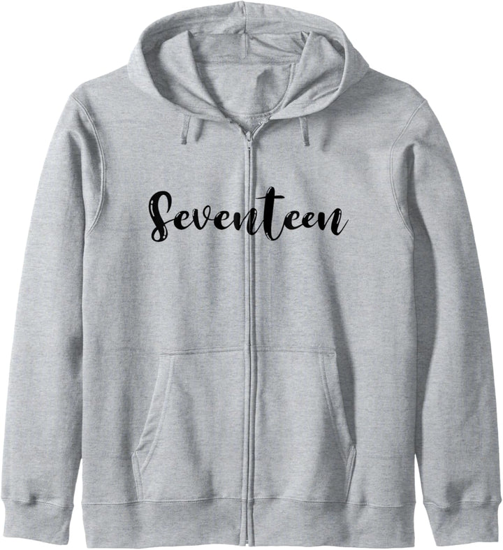 17. Geburtstag Junge Mädchen 17 Jahre 2007 Lustig Geschenk Kapuzenjacke