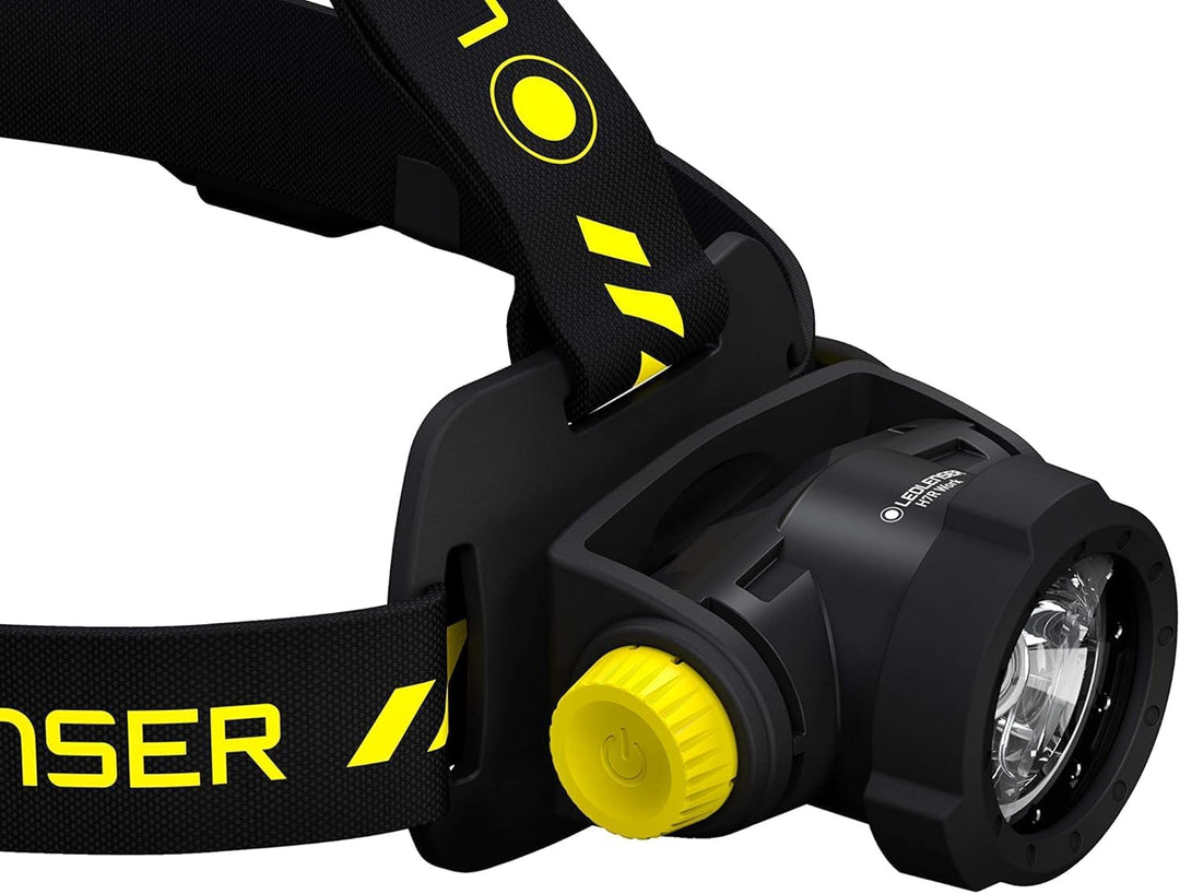 Ledlenser H7R Work Robust Stirnlampe LED, aufladbar mit Lithium Akku, wasserdicht IP67, 1000 Lumen,