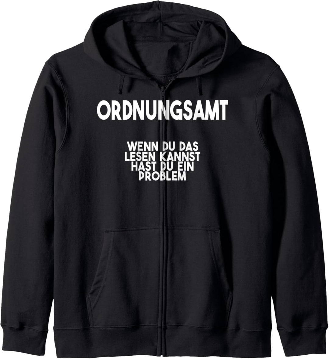 Ordnungsamt Uniform Sicherheitsdienst Sprüche Kapuzenjacke