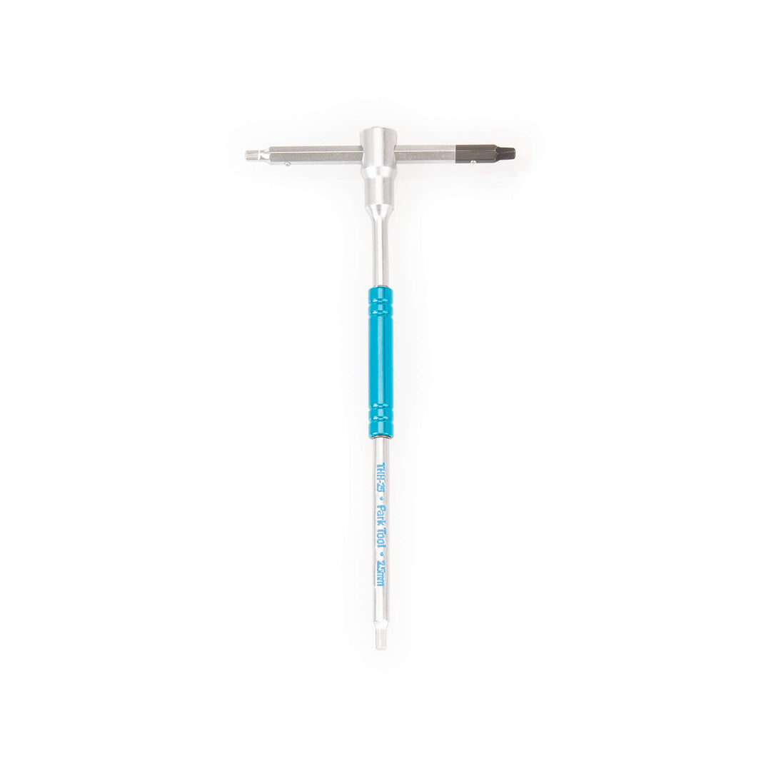 Park Tool THH-25 25mm Sechskant-Stiftschlüssel mit T-Griff Blau, THH-25, 25mm