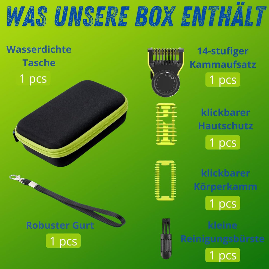 Giulia Beauty one Blade aufsätze Face&Body für One Blade QP2520, QP2530, QP2620, QP2630, QP27xx, QP2
