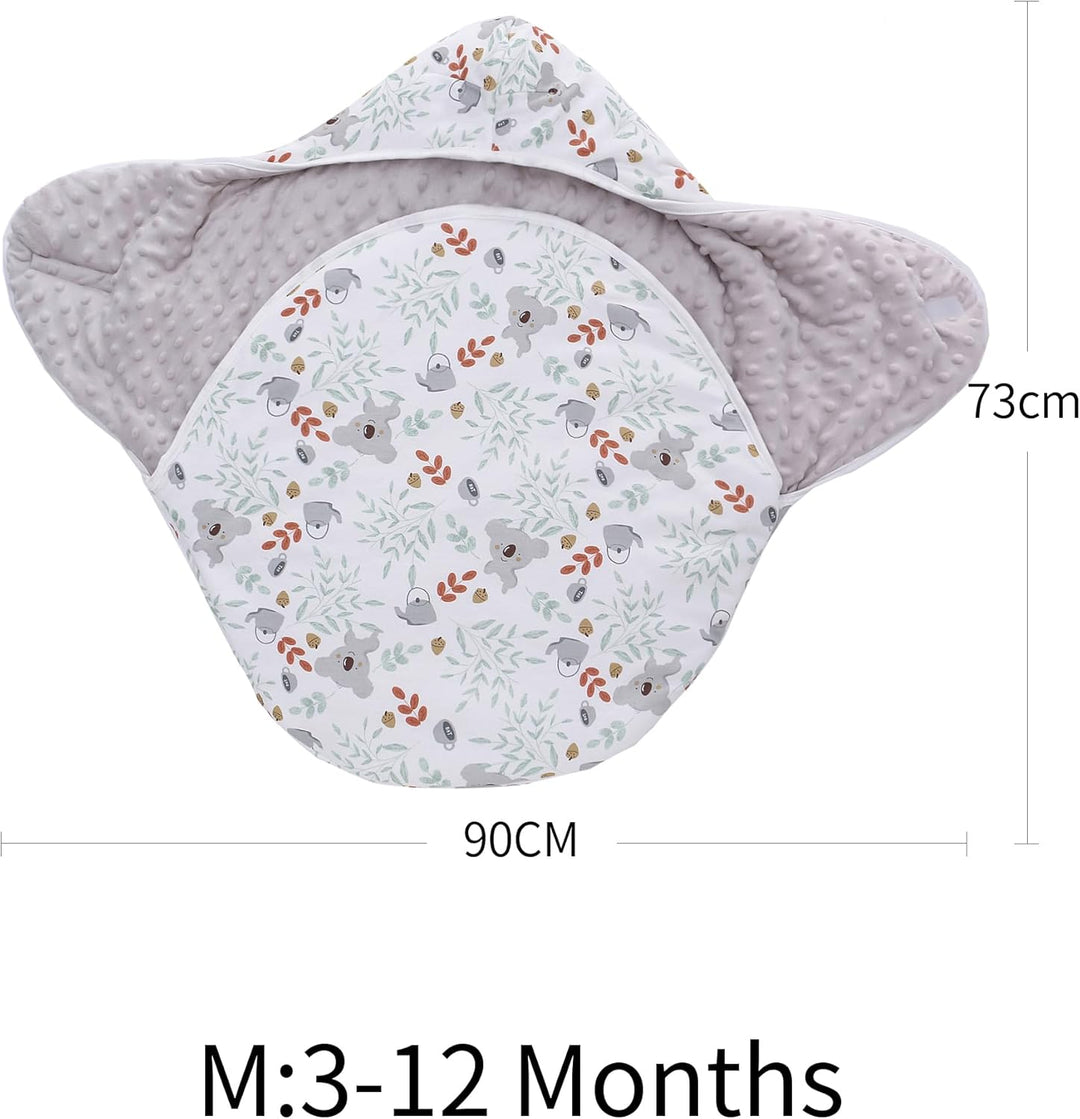 Einschlagdecke Babyschale für Winter Buggy Universal Fusssack Babydecke Baumwolle Baby Pucksack für