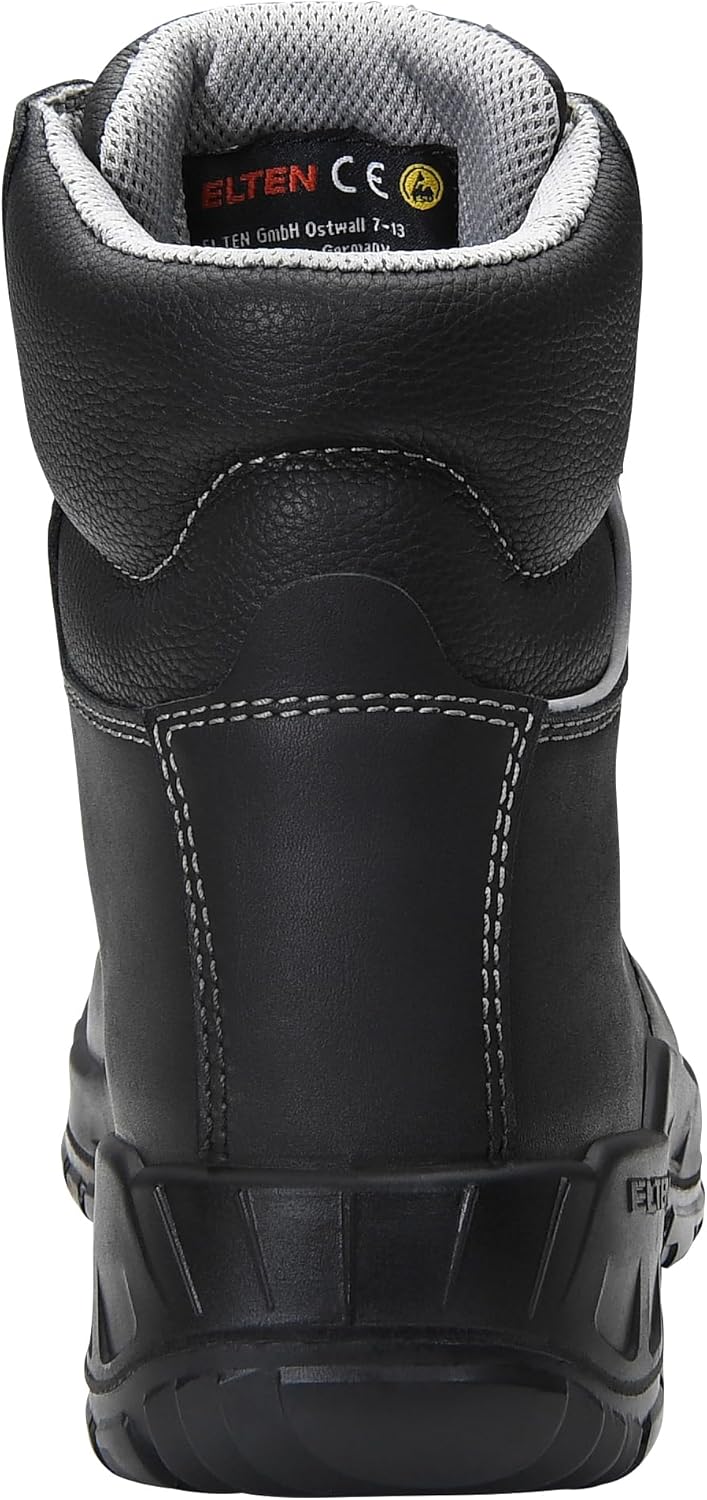 ELTEN Sicherheitsschuhe Laurenzo BOA Mid ESD S3S, Damen und Herren, Leder, Stahlkappe, leicht, robus