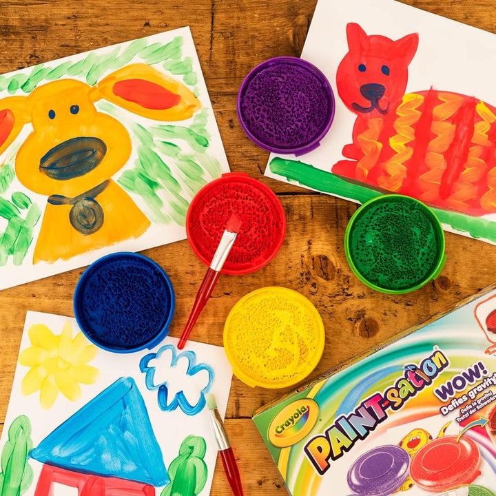 CRAYOLA Malstation: Tischstaffelei | auslaufsicheres Malset | ideal für Kinder ab 3 Jahren