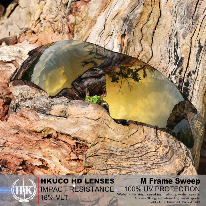 HKUCO Plus Replacement Lenses For Oakley M Frame Sweep Sunglasses