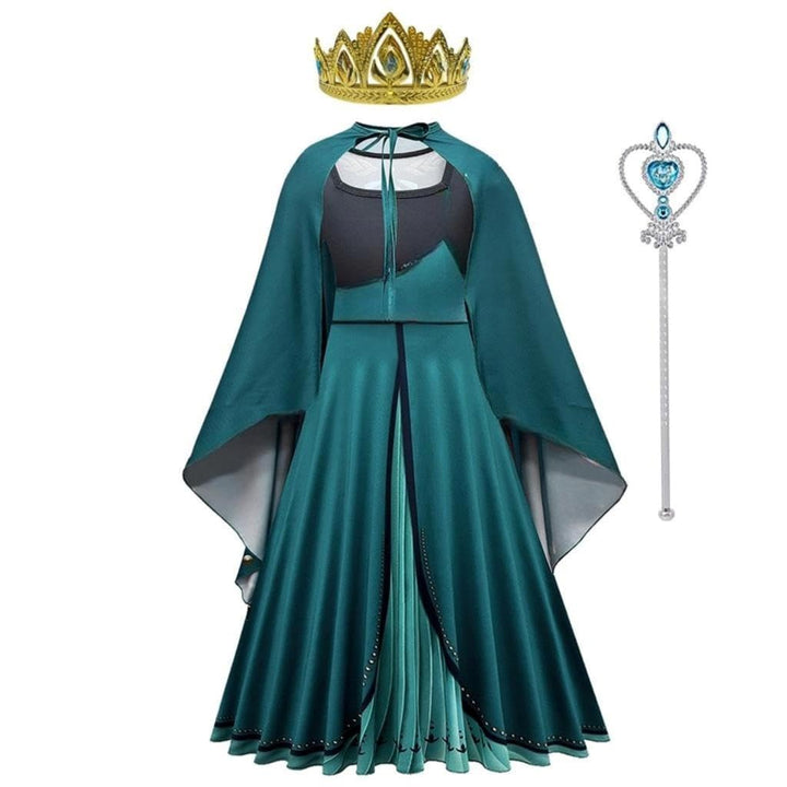Lito Angels Prinzessin Königin Anna Krönung Kostüm Kleid für Kinder Mädchen, Eiskönigin Krönungsklei