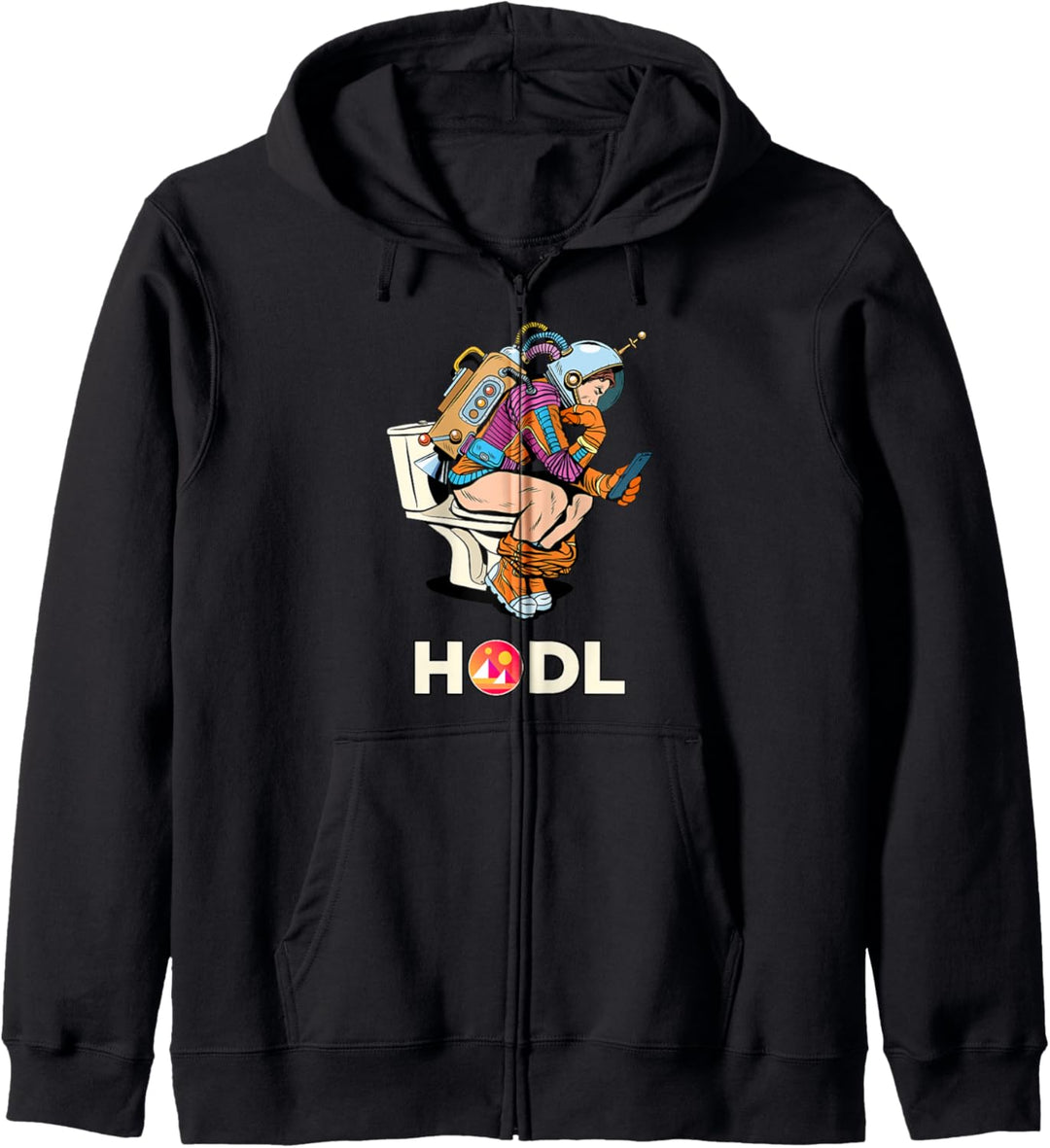 Cryptocurrency Talk - Decentraland To Moon Hodl Space Mana Kapuzenjacke