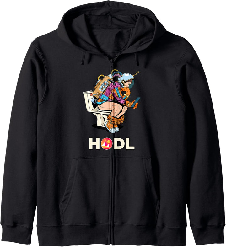Cryptocurrency Talk - Decentraland To Moon Hodl Space Mana Kapuzenjacke