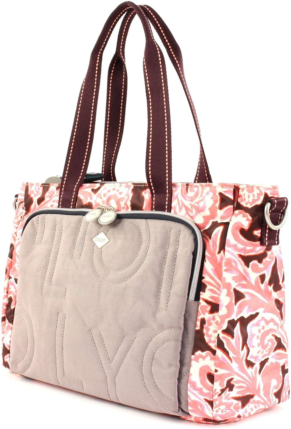 Oilily Damen Charm Diaperbag MHz Tasche Pink (Rose), Pink (Rose)