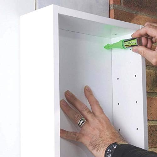 MarXman Markierungsstift mit grüner Kreide, 4 Lochmarkierungen, bis zu 45 mm, MARXMAN1GRN