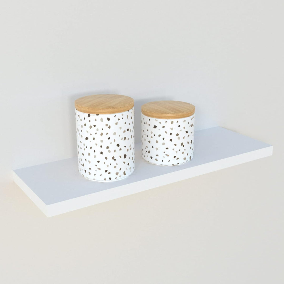 Henor Wandregal FSC® Holzwandregal 60 x 20 x 2.5 cm. Laden Sie 25 kg. Weiss 60 Weiss, P-20 Cm., 60 W