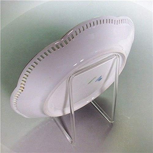 3 Stück Tellerhalter Tellerständer aus Glas bis 30cm Top Qualität