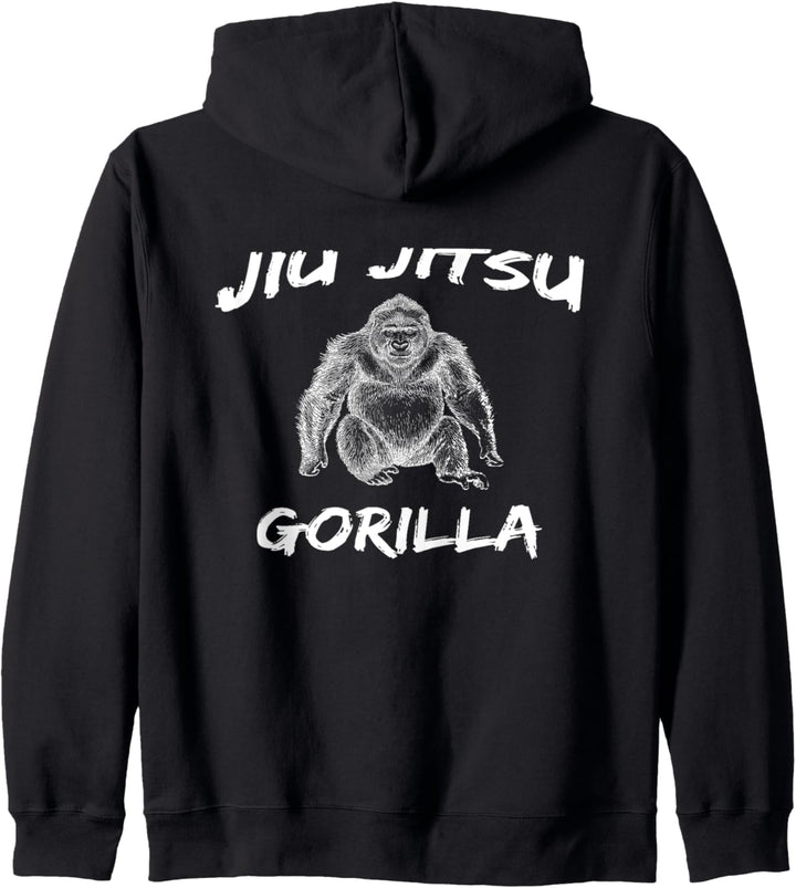 Jiu Jitsu Gorilla Brazilian BJJ Training Grappling Kapuzenjacke