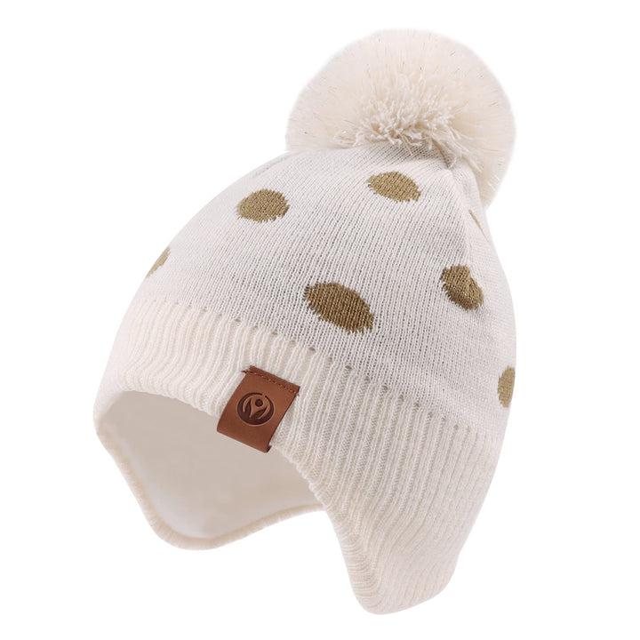 XIAOHAWANG Baby Strickmütze Winter Babymütze Junge Warme Kindermütze Junge Beanie Mütze Dicke Winter