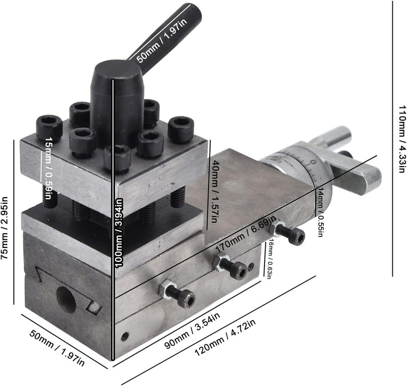 Kreuzschlitten-Bohrmaschinen-Schraubstock, Mini-2-Wege-Pfostenschraubstock, Tischklemme, Schnellwech