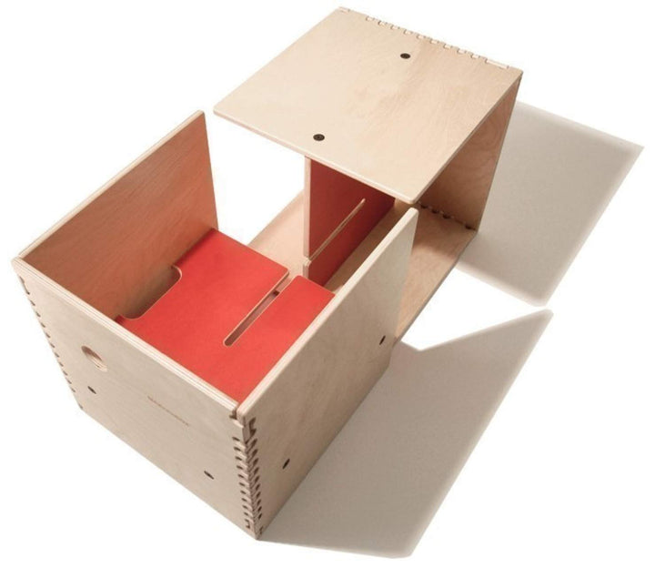 Unbekannt MAXintheBOX Kindermöbel-Set von perludi design Tisch Hocker Stuhl Sitzwürfel Regal/diverse