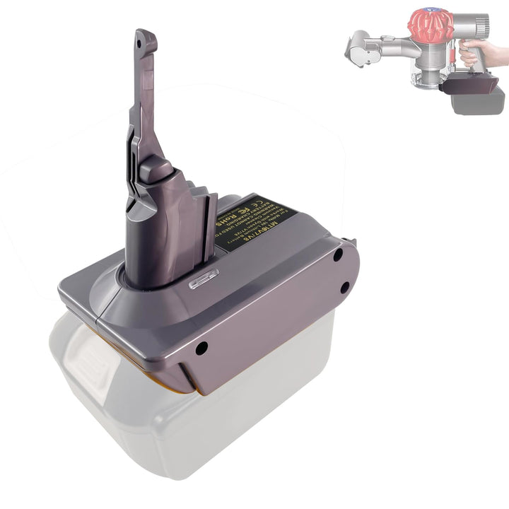 BTRUI für Dyson V8 Akku Adapter für Makita 18V Lithium Akku auf für Dyson V8 Animal Fluffy Motorhead