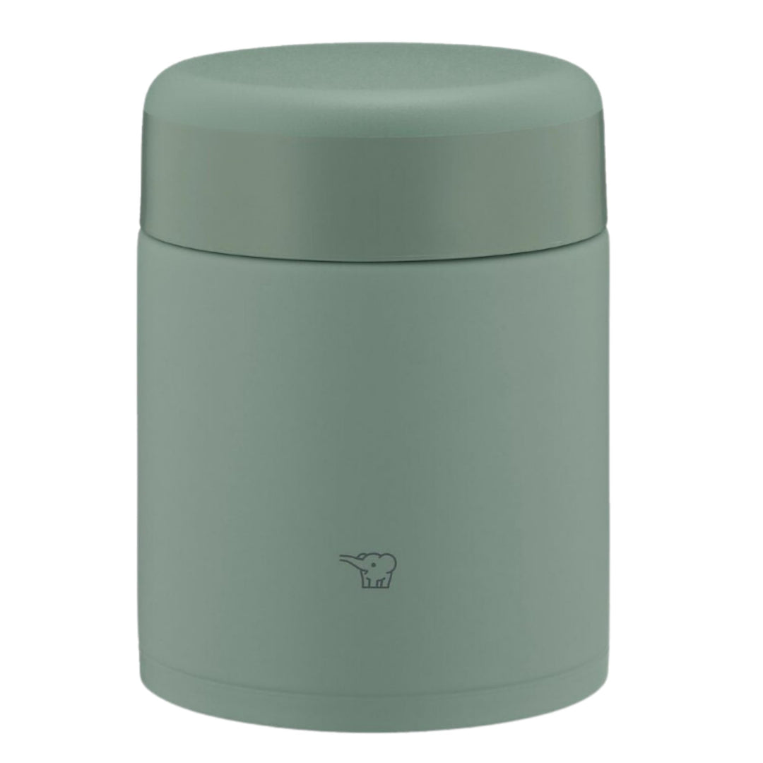 Zojirushi SW-KA40-GM Edelstahl Isolierte Suppenglas, Lunchglas, nahtlos, 400 ml, Mattgrün 400ml Matt