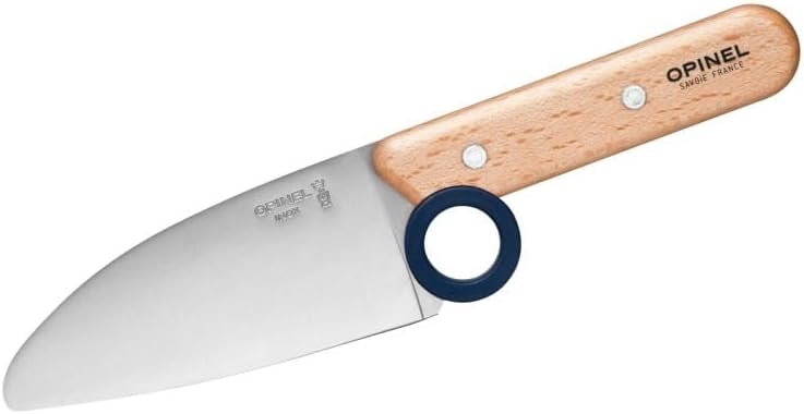 Opinel Le Petit Chef Kinder-Küchenmesser-Set mit Holzgriff | 3-teilig | persönliche Gravur | Sparsch