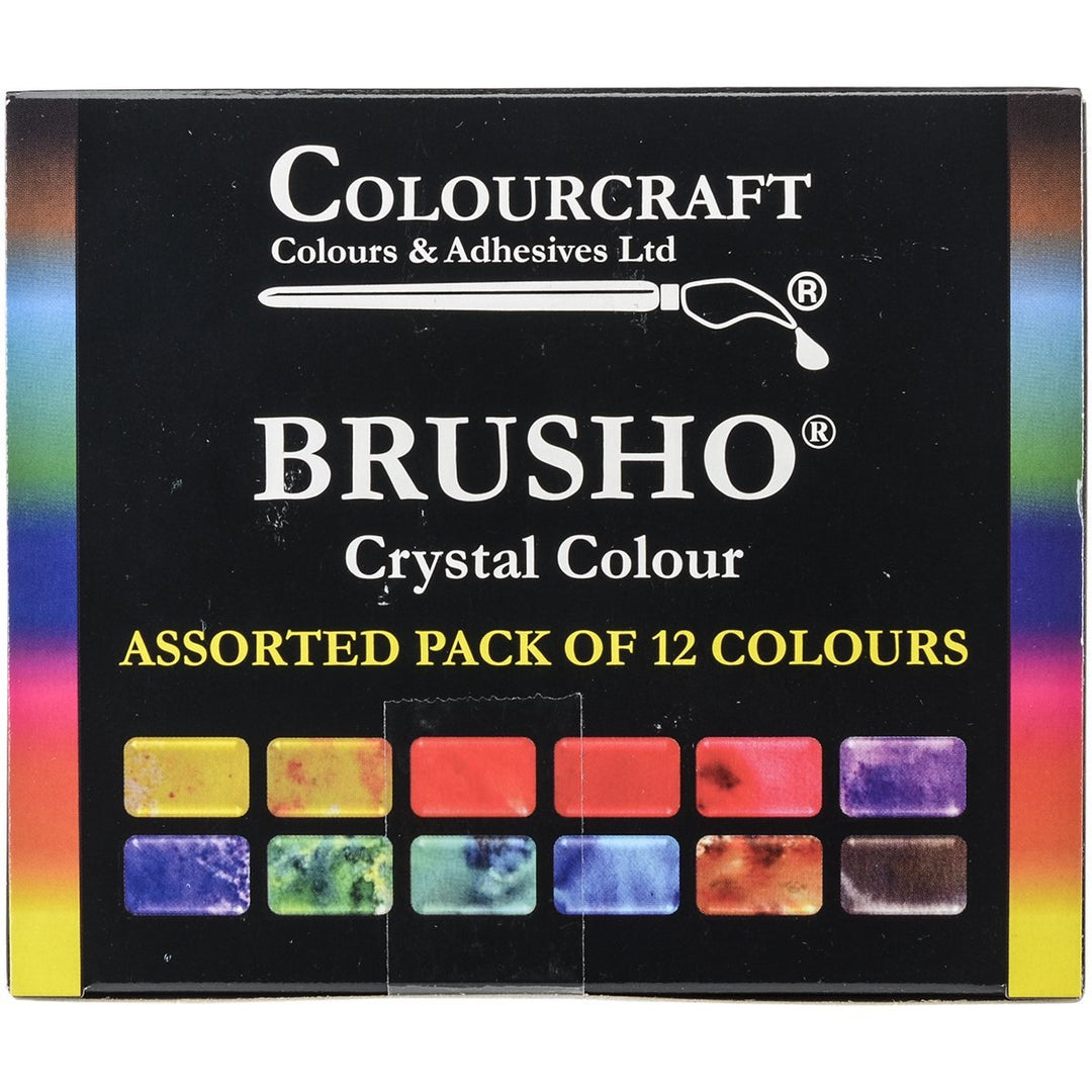 Brusho by Colourcraft Farben-Set „Crystal“,, Multi