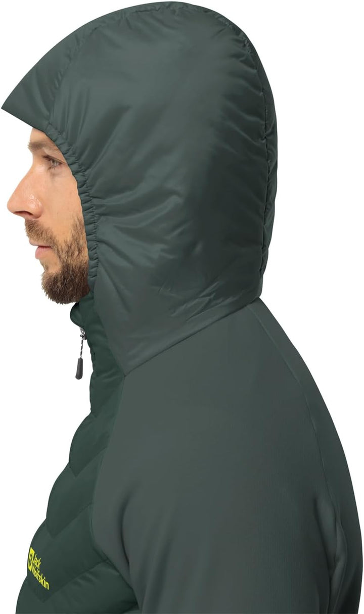 Jack Wolfskin Herren Routeburn Pro Hybrid Jacke S black olive, S black olive