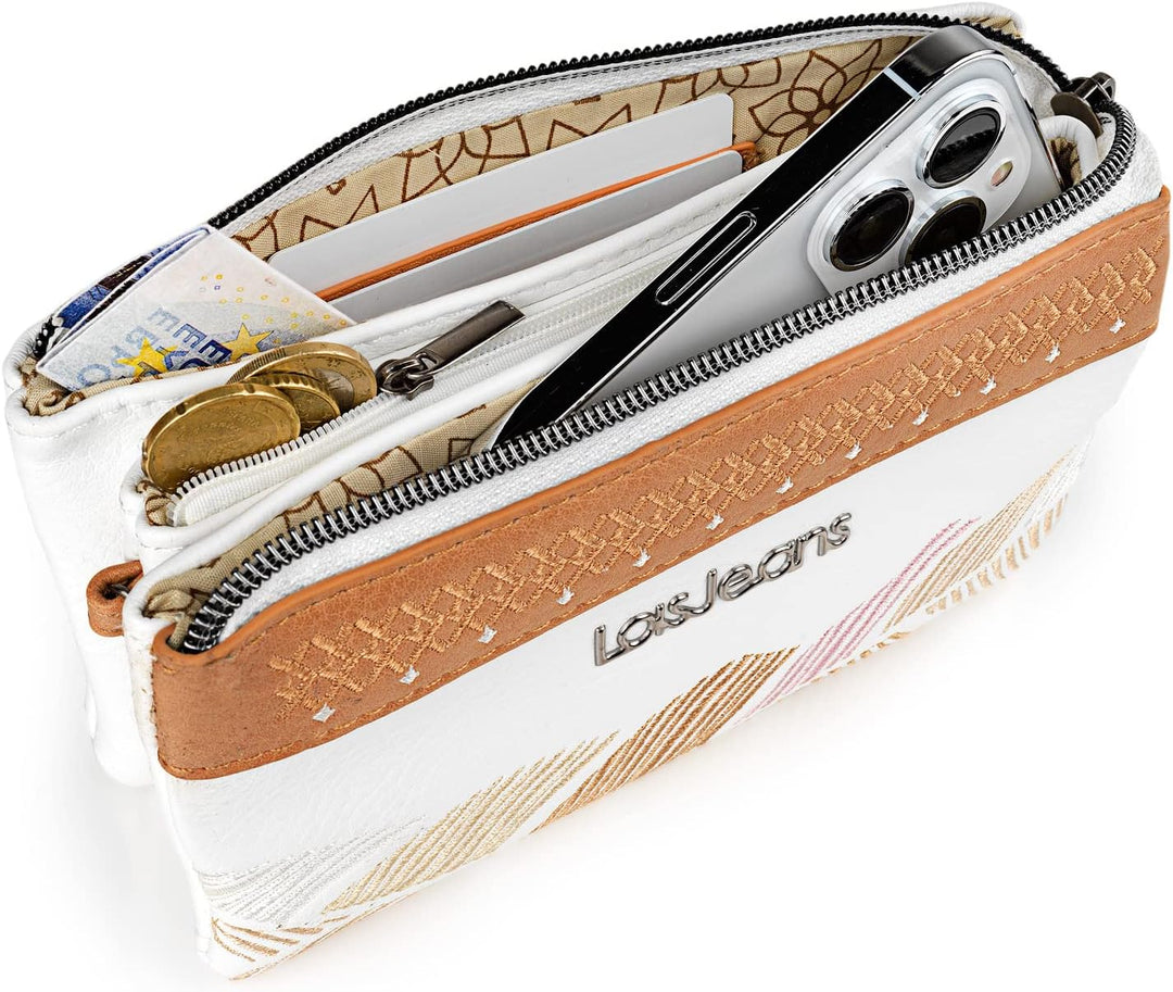 Lois - Kleine Umhängetasche, Kleine Handtasche, Abendtasche Damen, Handtasche Damen oder Clutch Blau