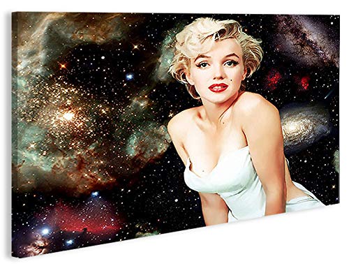 islandburner Bild Bilder auf Leinwand Marilyn Monroe V10-1 XXL Poster Leinwandbild Wandbild Dekoarti