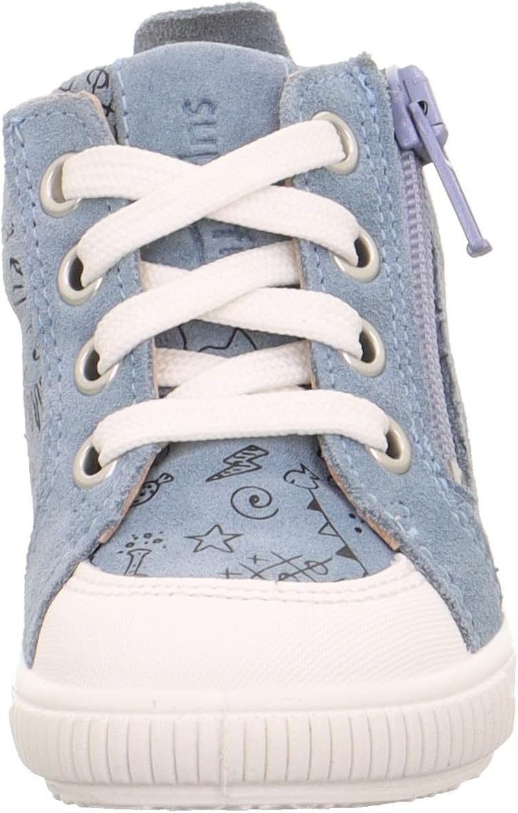 Superfit Jungen Moppy Lauflernschuhe 19 EU Blau Weiss 8010, 19 EU Blau Weiss 8010