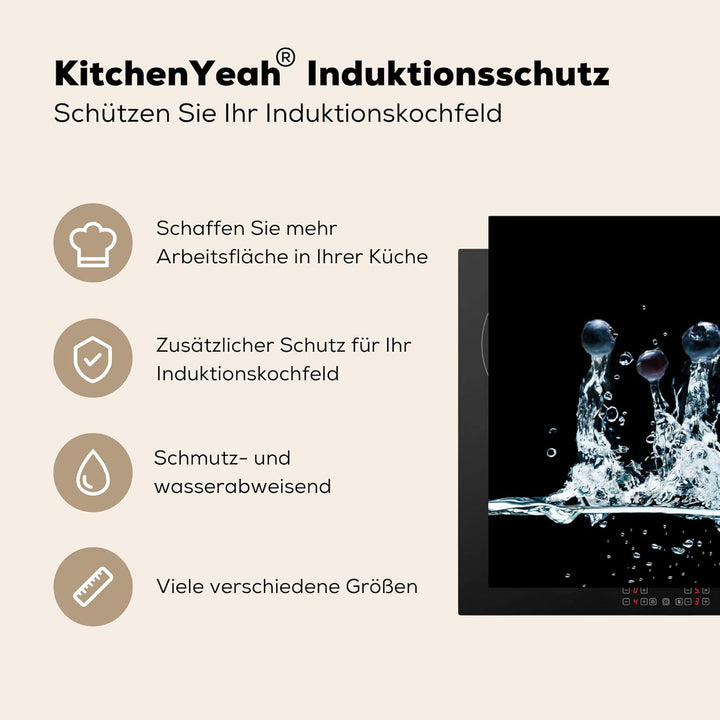 Herdabdeckplatte Einteilig Induktionsmatte Küche Abdeckung Ceranfeld Herd Abdeckplatte Deko Vinyl Ma