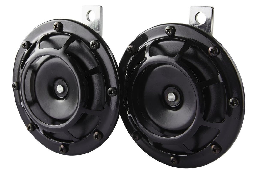 HELLA Horn - HEAVY DUTY HORN B133 SET - 24V - 110dB(A) - Frequenzbereich: 375/500Hz - Hochton/Tiefto