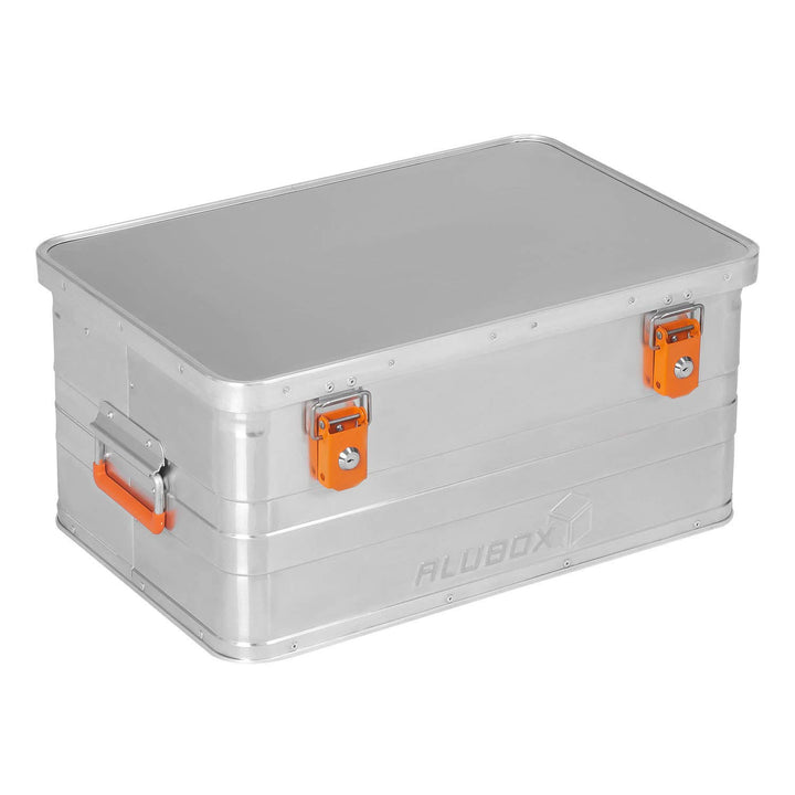 ALUBOX B47 - Aluminium Transportbox 47 Liter Alukiste mit Gummidichtung - Inhalt vor Staub und Sprit