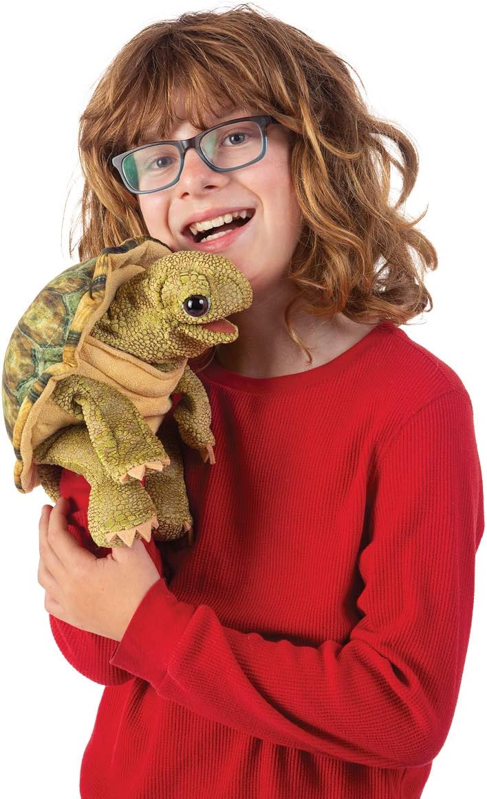 Folkmanis Standing Tortoise Hand Puppet 3156 Multi-Coloured