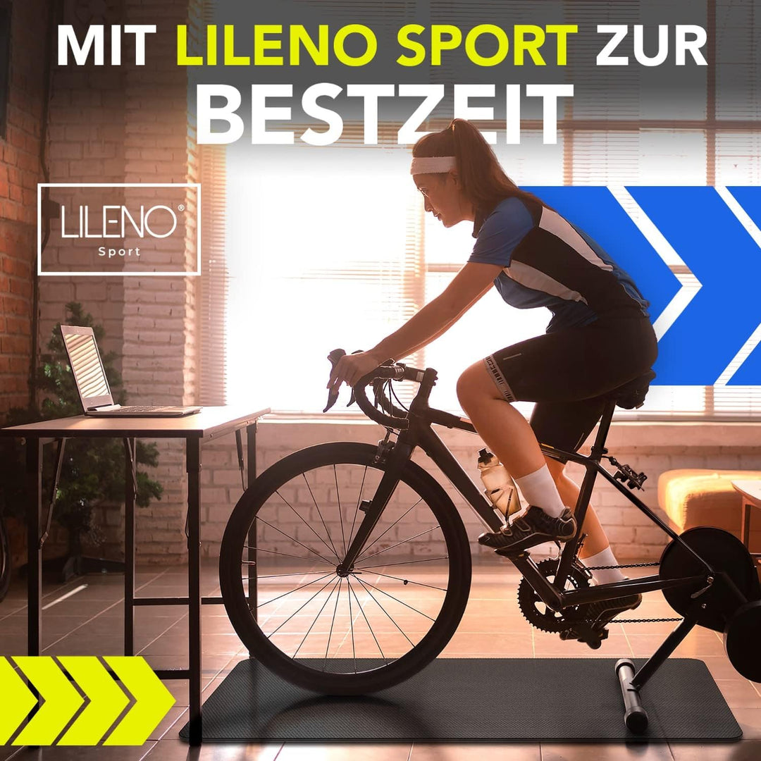 LILENO SPORTS Bodenschutzmatte - extra wiederstandsfähige Laufband Matte 8 mm Dicke - Fitness Unterl