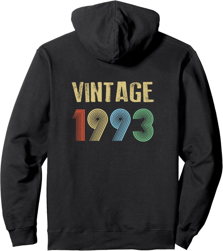1993 Vintage Geburtstag Pullover Hoodie