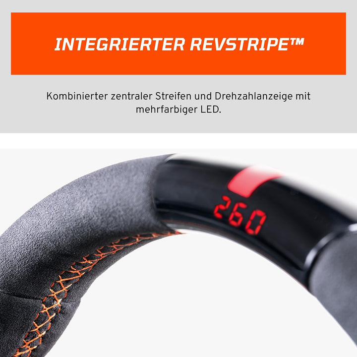 FANATEC CSL Elite Offiziell Lizenziertes WRC Xbox Rallye Sim Racing Lenkrad – Alcantara-Bezug, LED-R