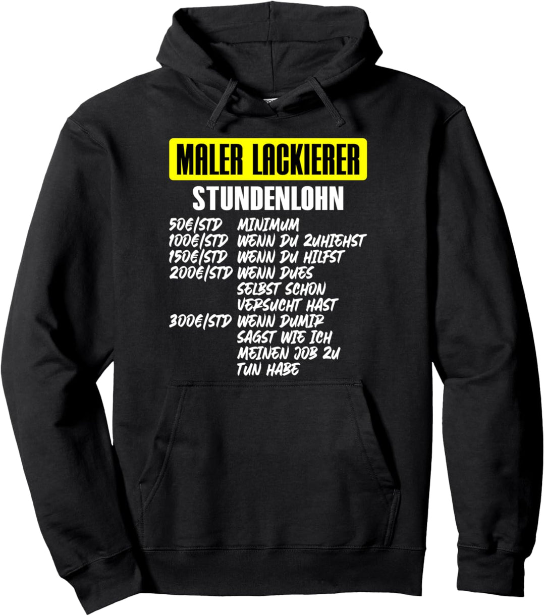 Malerarbeiten für Männer Pullover Hoodie