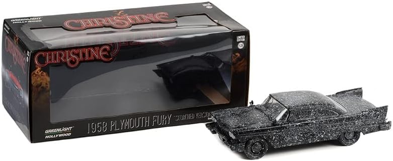 Greenlight 84172 Christine (1983) 1958 Pymouth Fury Scorched Version, Massstab 1:24, Druckguss-Model