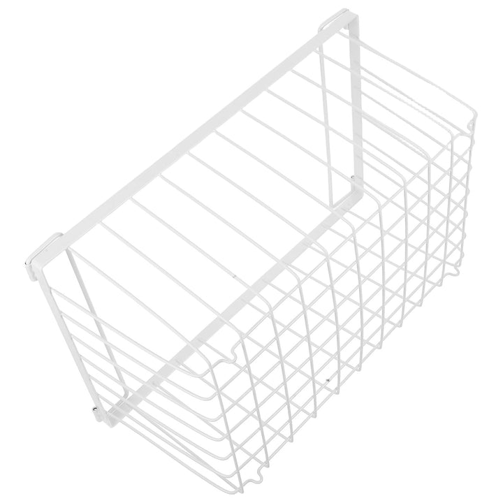 DOITOOL Gefrierschrank Organizer Metallkorb Klappbar mit Griff Draht Aufbewahrungskorb mit Lüftung f