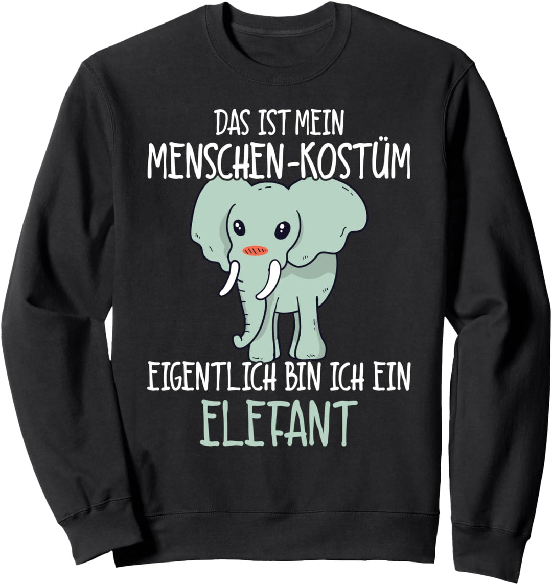 Elefant Kostüm, Karneval & Fasching, Menschen Kostüm Sweatshirt