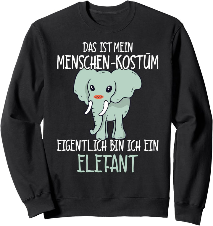 Elefant Kostüm, Karneval & Fasching, Menschen Kostüm Sweatshirt
