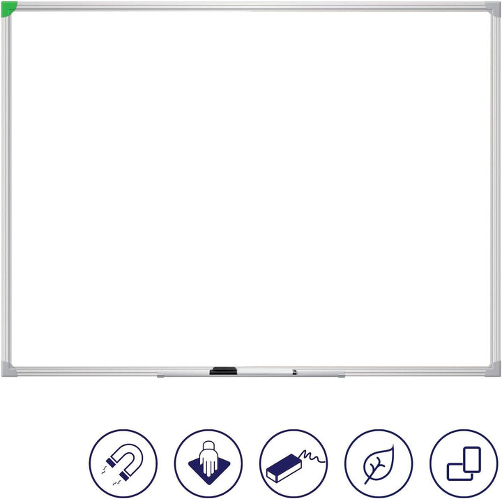 FRANKEN Whiteboard, Schreibtafel U-Act!Line®, lackiert, magnetisch, beschreibbar, trocken abwischbar