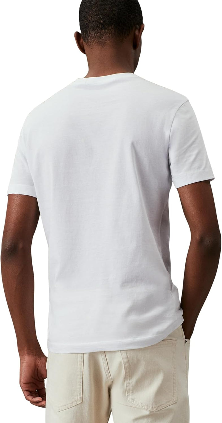 Calvin Klein Herren T-Shirt Kurzarm Core Monologo Rundhalsausschnitt L Weiss (Bright White), L Weiss