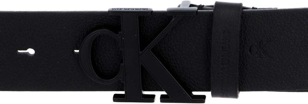 Calvin Klein Mono Plaque Belt W90 Black