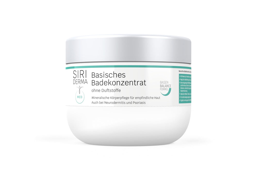 SIRIDERMA Basisches Badekonzentrat | Basenbad ideal als Vollbad, Fussbad und basische Waschung | Auc