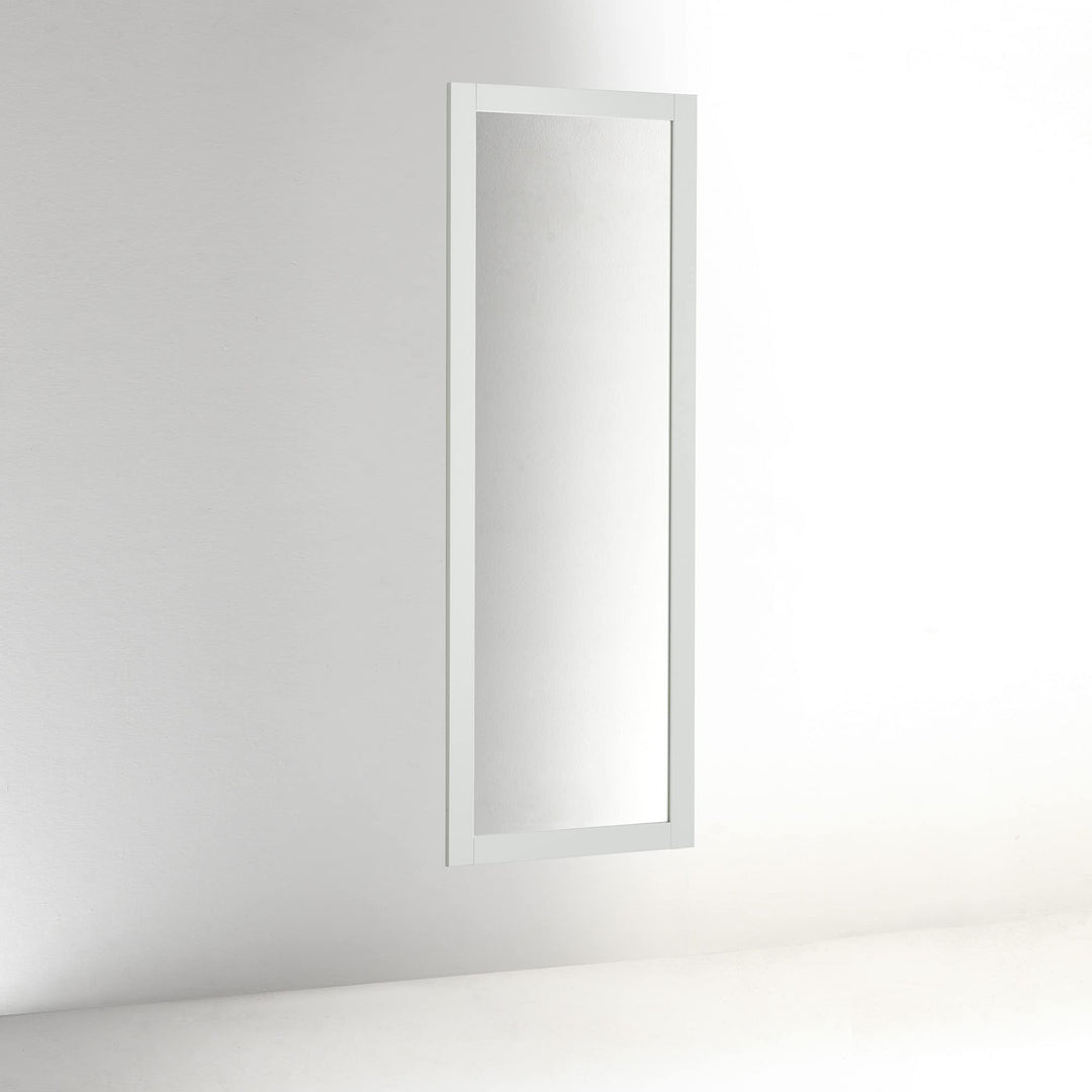ARHome Wandspiegel, Smart, 140 x 50 cm, Weiss, Spiegel, Made in Italy Weiss 140 x 50, Weiss 140 x 50