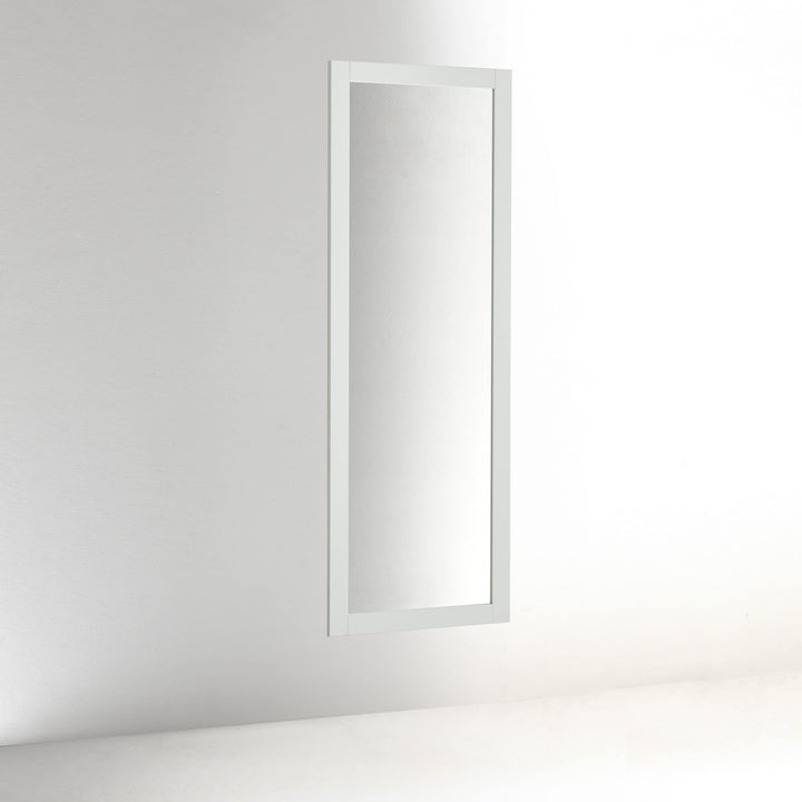 ARHome Wandspiegel, Smart, 140 x 50 cm, Weiss, Spiegel, Made in Italy Weiss 140 x 50, Weiss 140 x 50