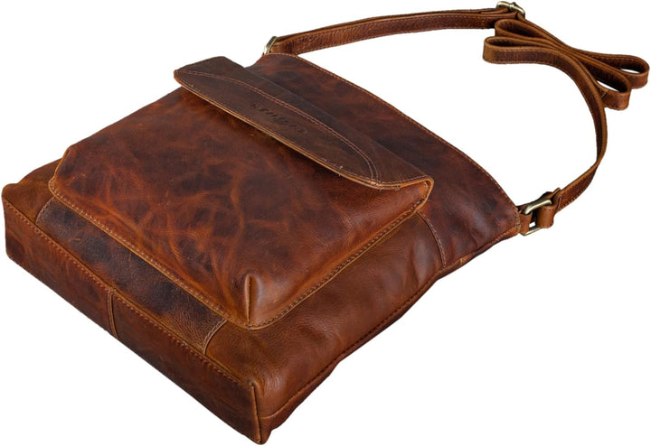 STILORD 'Tara' Kleine Handtasche Damen Crossbody Leder Elegante Umhängetasche für Frauen Ledertasche