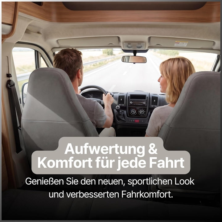Generisch Sitzbezüge für Wohnmobile, Pilotsitze, Fahrersitz und Beifahrersitz, 2 Sitzer, Hochwertige